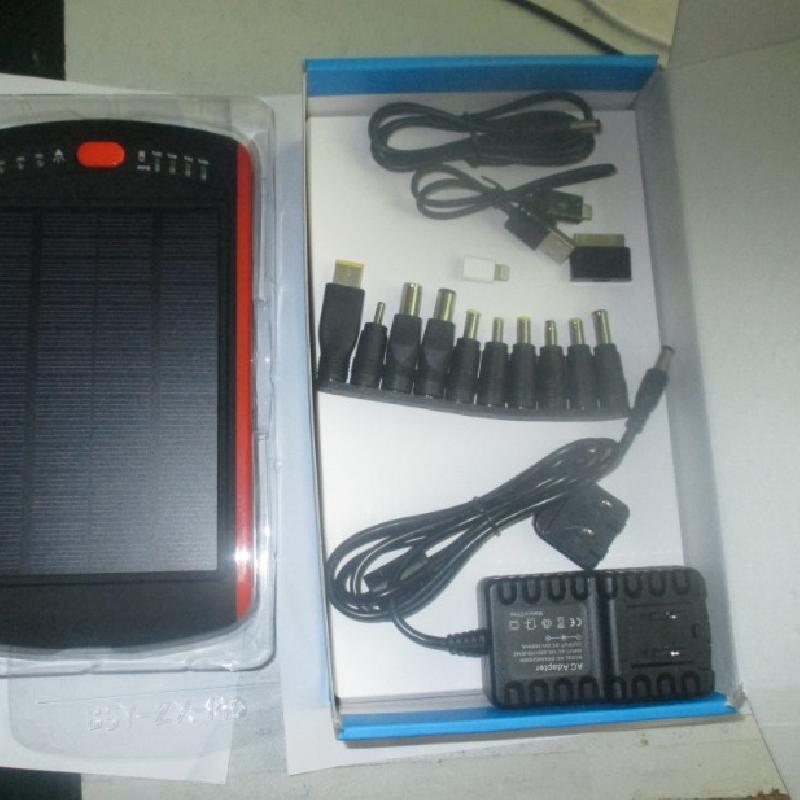 Chargeur solaire en ABS - 5-12--16-19 V batterie 23000 mAh Ref 3396525