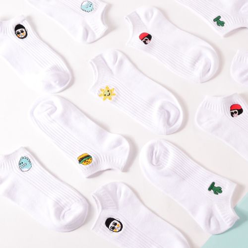  Chaussettes - collants ulzzang chaussettes de broderie Ref 756034
