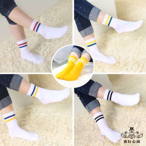 Chaussettes - collants Harajuku deux barres Ref 758878
