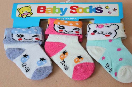 Chaussettes pour bébé en coton - Ref 2110711