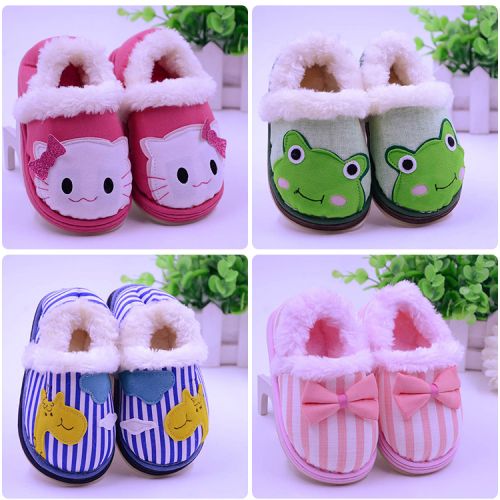 Chaussons enfants en coton pour hiver - semelle Melaleuca Ref 1003874