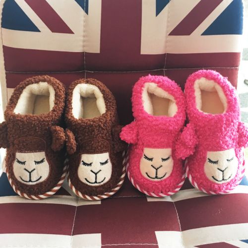 Chaussons enfants en pour hiver - semelle plastique Ref 1003916
