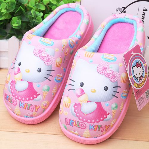 Chaussons enfants HELLO KITTY pour hiver - semelle Ref 1004037