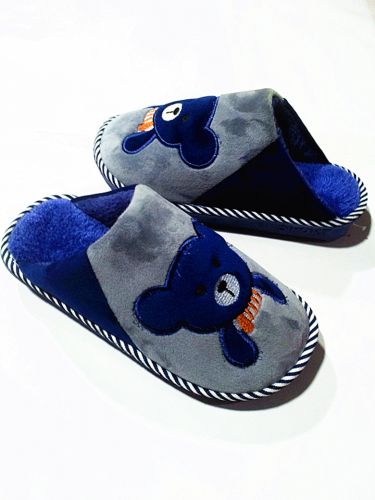 Chaussons enfants en pour hiver - semelle caoutchouc Wear Ref 1004659