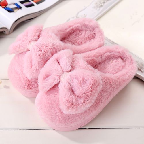 Chaussons enfants en pour hiver - semelle caoutchouc Ref 1004749