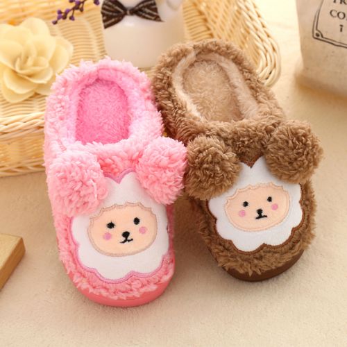 Chaussons enfants en pour hiver - semelle plastique Ref 1004983