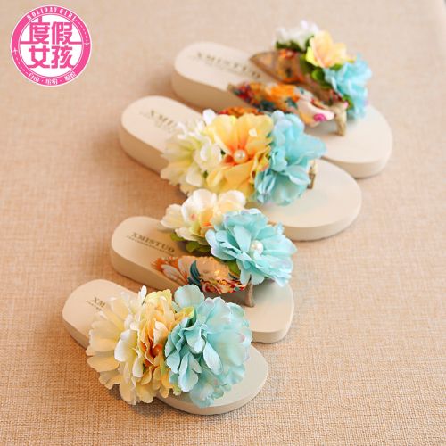 Chaussons enfants en satin pour été - semelle EVA Ref 1005079