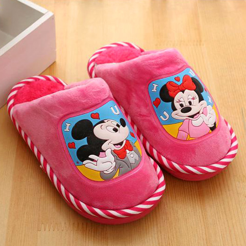 Chaussons enfants en coton pour hiver - semelle Ref 1005130