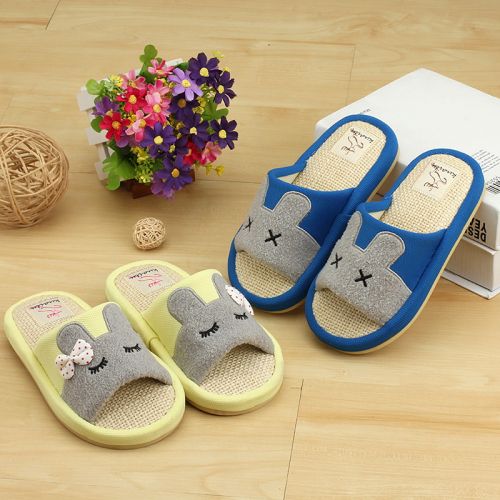Chaussons enfants en coton pour printemps - semelle plastique Ref 1005943