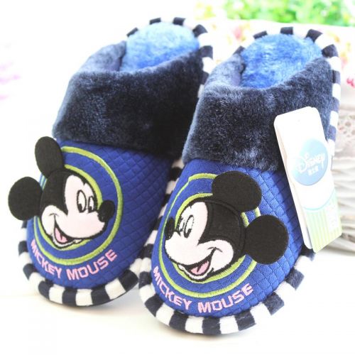 Chaussons enfants en coton DISNEY pour hiver - semelle Ref 1006086