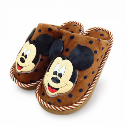 Chaussons enfants en cuir synthétique pour Toute saison - semelle caoutchouc naturel Ref 1006104