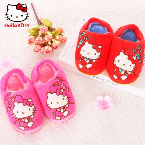 Chaussons enfants en HELLO KITTY pour hiver - semelle fond composite Ref 1006119
