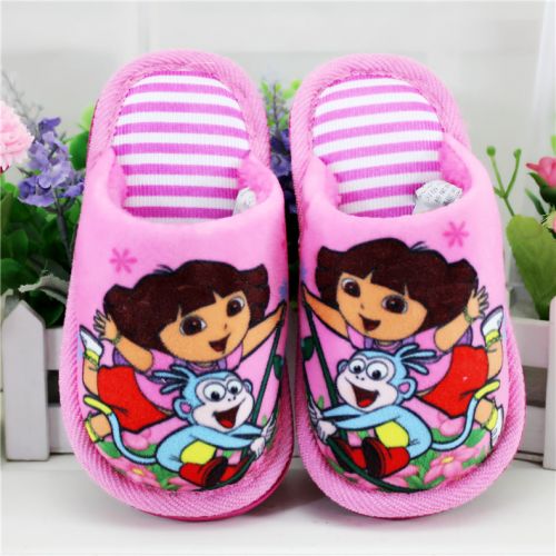 Chaussons enfants en pour hiver - semelle caoutchouc Ref 1006707