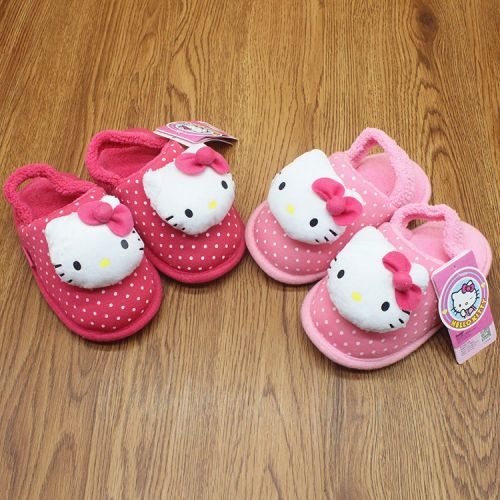 Chaussons enfants en HELLOKITTY pour Toute saison - semelle caoutchouc antidérapant Ref 1006779