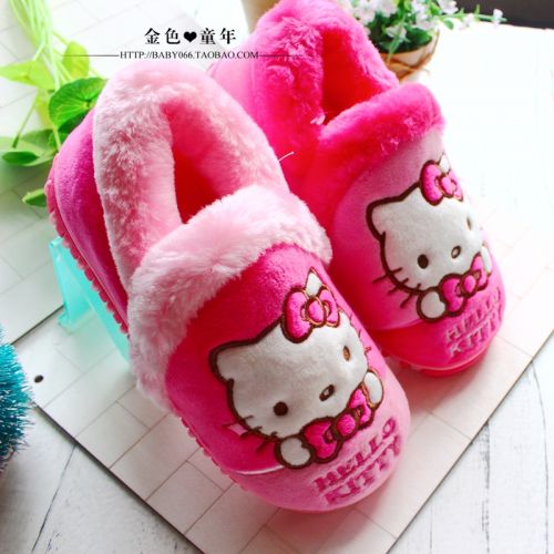 Chaussons enfants en HELLO KITTY pour hiver - semelle fond composite Ref 1006811