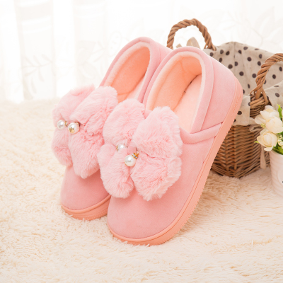 Chaussons enfants en pour hiver - semelle caoutchouc antidérapant Ref 1006875