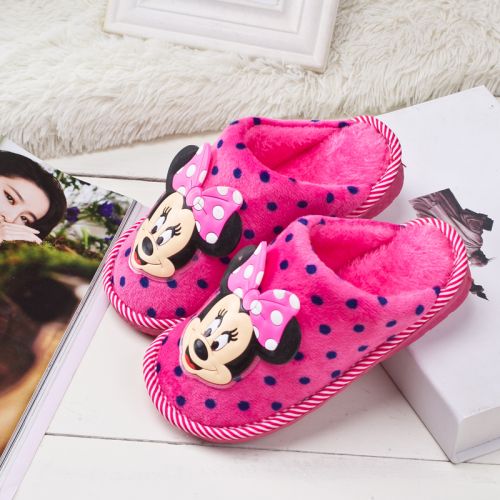 Chaussons enfants en coton pour printemps - semelle plastique Ref 1006902