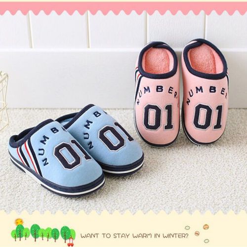 Chaussons enfants en pour hiver - semelle caoutchouc antidérapant Ref 1006935