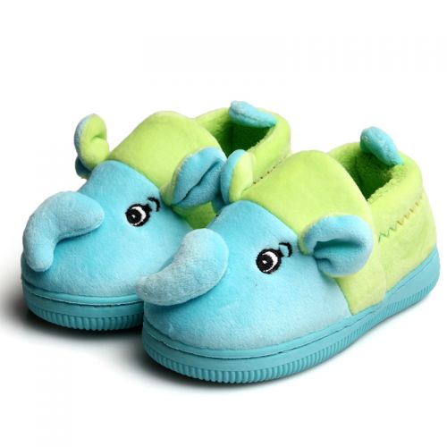 Chaussons enfants en pour hiver - semelle caoutchouc Ref 1007116