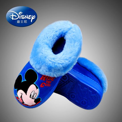 Chaussons enfants en DISNEY pour hiver - semelle caoutchouc Ref 1007138