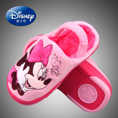 Chaussons enfants en DISNEY pour hiver - semelle caoutchouc Ref 1007180