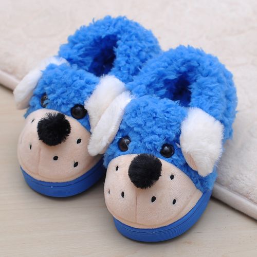 Chaussons enfants en pour hiver - semelle caoutchouc Ref 1007334