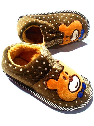 Chaussons enfants en coton TUOTJ pour hiver - semelle caoutchouc Wear Ref 1007581