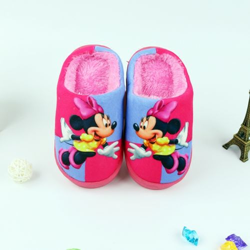 Chaussons enfants en pour hiver - semelle caoutchouc Ref 1007892