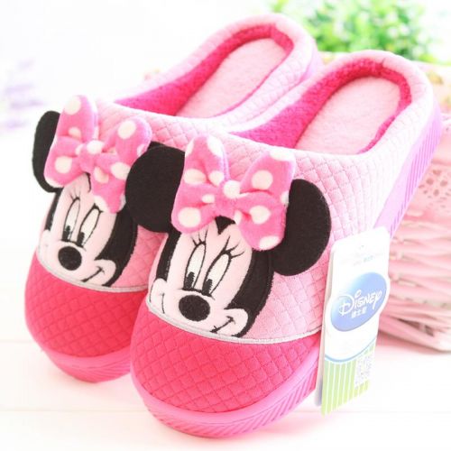 Chaussons enfants en coton DISNEY pour hiver - semelle Ref 1007895