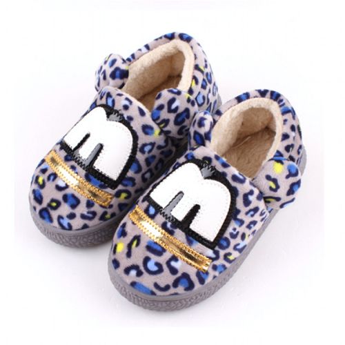 Chaussons enfants en coton pour hiver - semelle plastique Ref 1008365