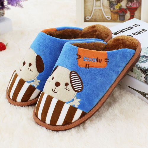 Chaussons enfants en pour hiver - semelle caoutchouc Ref 1008399