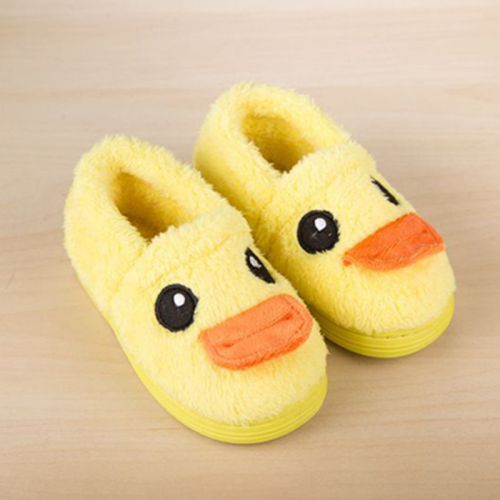 Chaussons enfants en pour hiver - semelle caoutchouc antidérapant Ref 1008568