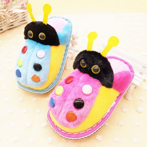 Chaussons enfants en velours côtelé pour hiver - semelle caoutchouc antidérapant Ref 1008694