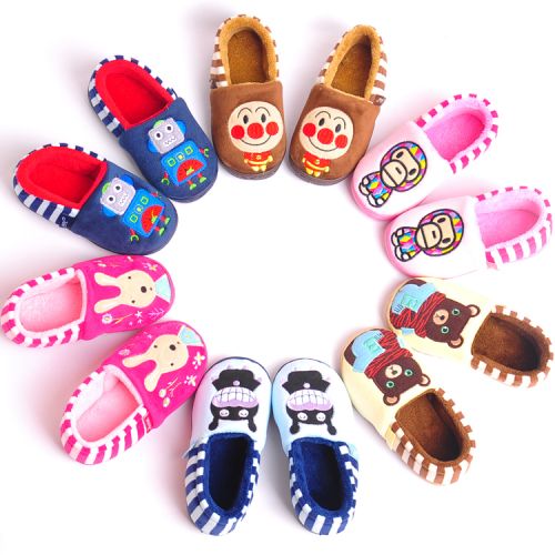 Chaussons enfants en JULIA ANICINI pour hiver - semelle caoutchouc antidérapant Ref 1008961