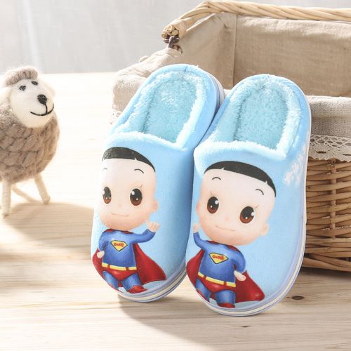 Chaussons enfants en pour hiver - semelle caoutchouc antidérapant Ref 1009273