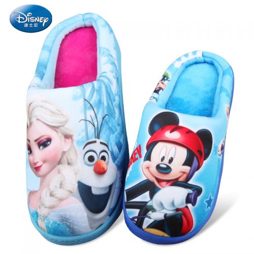 Chaussons enfants en DISNEY pour hiver - semelle plastique Ref 1009493