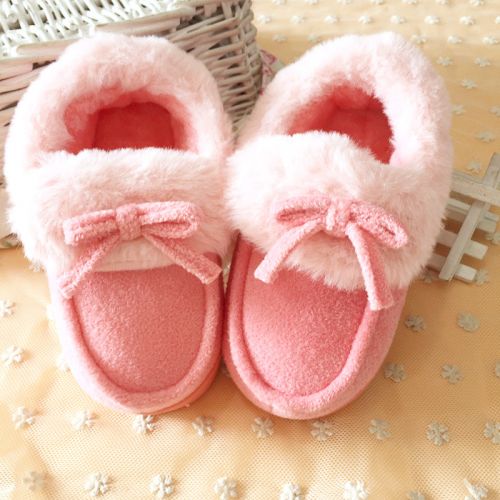 Chaussons enfants en coton pour hiver - semelle caoutchouc Wear Ref 1009589