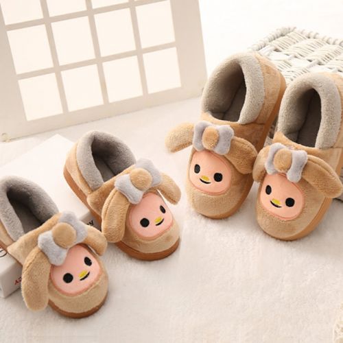 Chaussons enfants en pour hiver - semelle caoutchouc antidérapant Ref 1009644