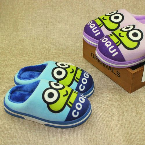 Chaussons enfants en pour hiver - semelle caoutchouc naturel Ref 1009800