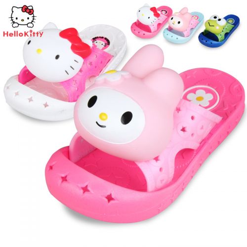 Chaussons enfants en EVA HELLO KITTY pour été - semelle plastique Ref 1009909