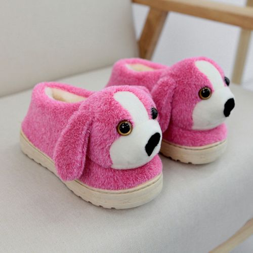 Chaussons enfants en pour hiver - semelle caoutchouc Ref 1010104