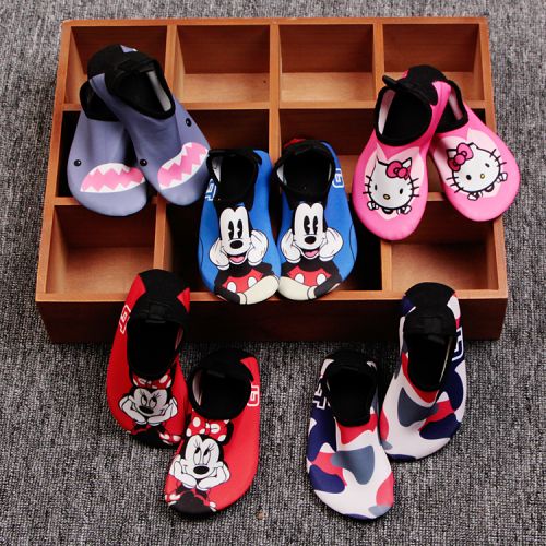 Chaussons enfants pour Toute saison - semelle caoutchouc naturel Ref 1010218