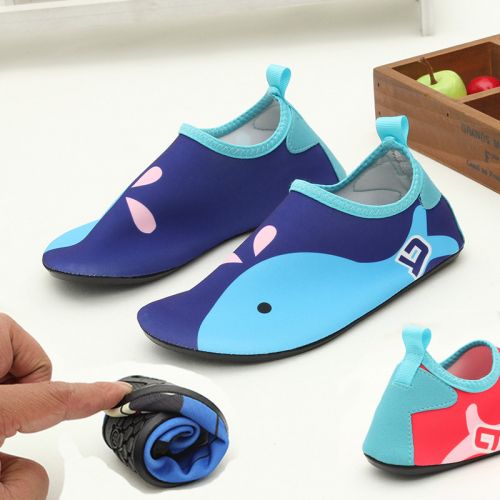 Chaussons enfants en coton pour Toute saison - semelle caoutchouc Ref 1010609