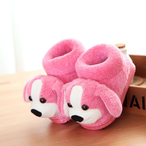 Chaussons enfants en pour hiver - semelle caoutchouc Ref 1010748