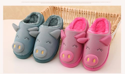 Chaussons enfants en Cuir spatial pour hiver - semelle caoutchouc Ref 1010775
