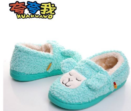 Chaussons enfants en pour hiver - semelle mousse Ref 1010952