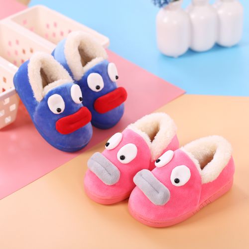 Chaussons enfants en BAYIHO pour hiver - semelle caoutchouc Ref 1010986