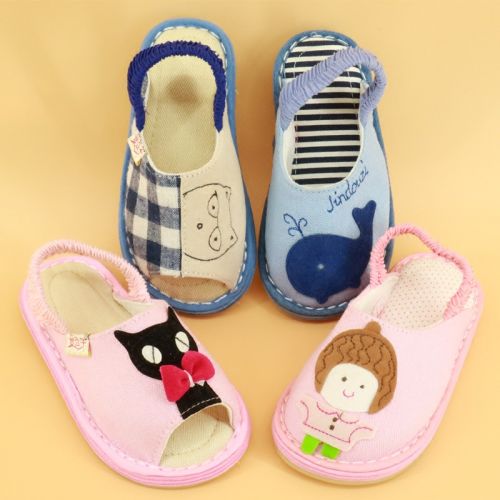 Chaussons enfants en coton pour Toute saison - semelle Melaleuca Ref 1011110