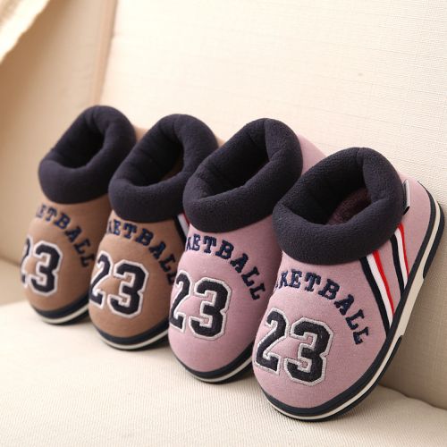 Chaussons enfants en pour hiver - semelle caoutchouc antidérapant Ref 1011251
