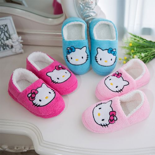 Chaussons enfants en pour hiver - semelle plastique Ref 1011341